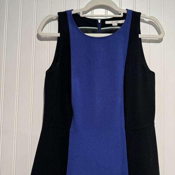 Boden Audrey Colorblock Dress Ponte Knit Purple Black Size 8 - Picture 3 of 6